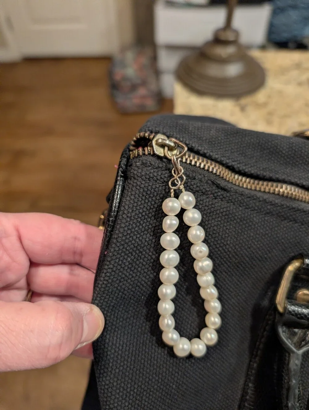 Victoria's Secret Black Handbag Overnight Bag